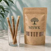 MSWK Miswak Brush with resealable kraft pouch
